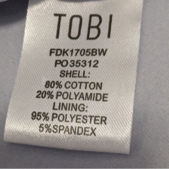 NWT Tobi Pale blue Dress Size Medium - Picture 7 of 9